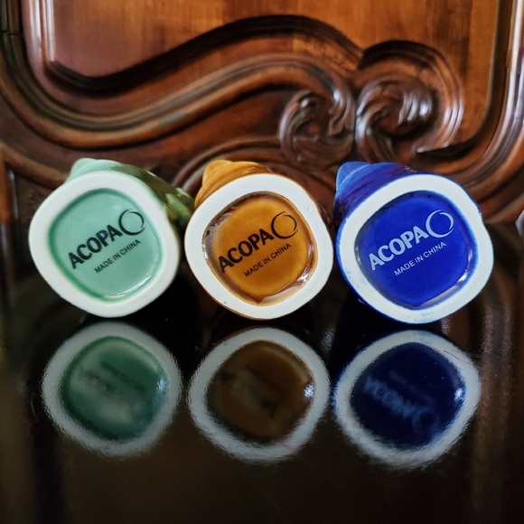 (3) 2.5oz Ceramic Tiki Easter Island Moai Shot Glasses NEW - Picture 8 of 15